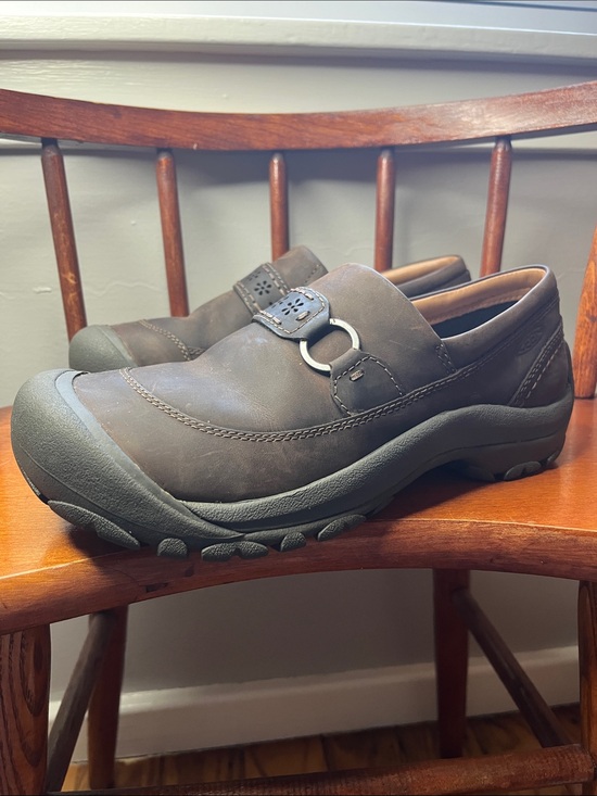 Keen Shoes - KEEN Women’s Kaci II Slip On Shoes Dark Brown Leather Comfort Loafers Size 9 EUC